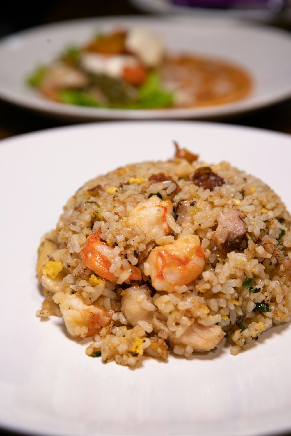 Stock photo of shrimp fried rice